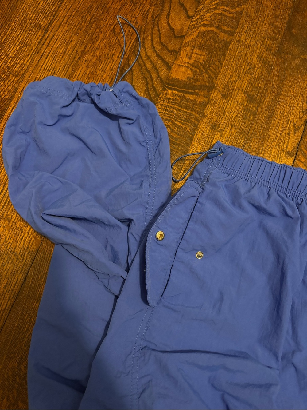 Love Tree Royal Blue Parachute Pants - Picture 4 of 4